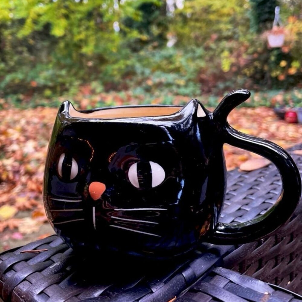 Black Cat Mug NWT